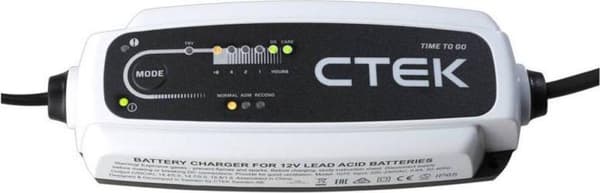 CTEK batterioplader CT5 Time to Go - med nedtællingsdisplay