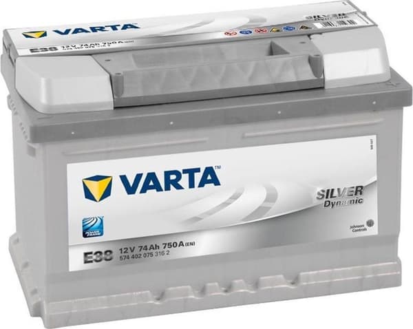 Varta E38 Silver Dynamic 12V 74Ah Acid 574402075 4016987119792