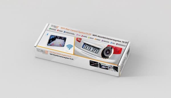 Technaxx TX-171 - Komplett Wifi-kameraset för bil - Helt integrerat - Inklusive app - Svart