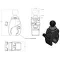 Miniatyrbild 3 av 4: RAM-monteringssats RAP-B-400U Monteringssats (RAP-B-400U)