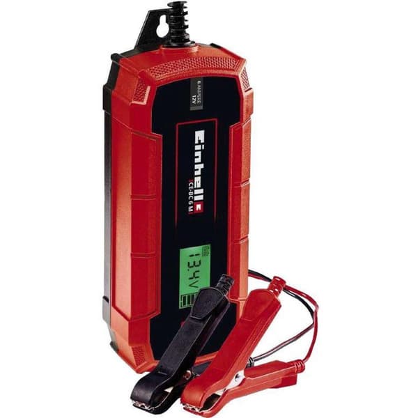 EINHELL Batterioplader CE-BC 6 M - 12V - Maks. ladestrøm: 6A - Batterier op til 150Ah
