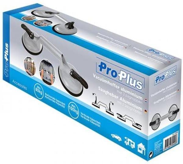 ProPlus Vakuumlyftare med 2 sugkoppar i aluminium
