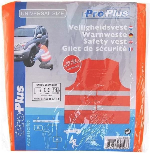 Proplus Skyddsväst Orange One Size