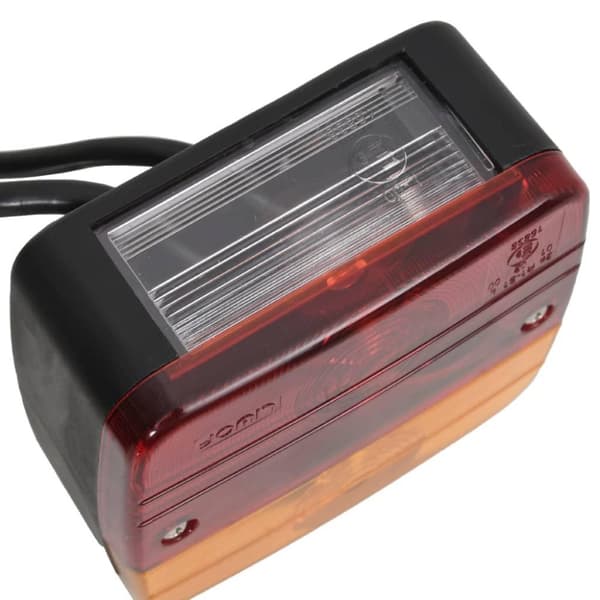 vidaXL trailerlygter 2 stk. 10,5x5x9,5 cm 12 V klassisk pære rød