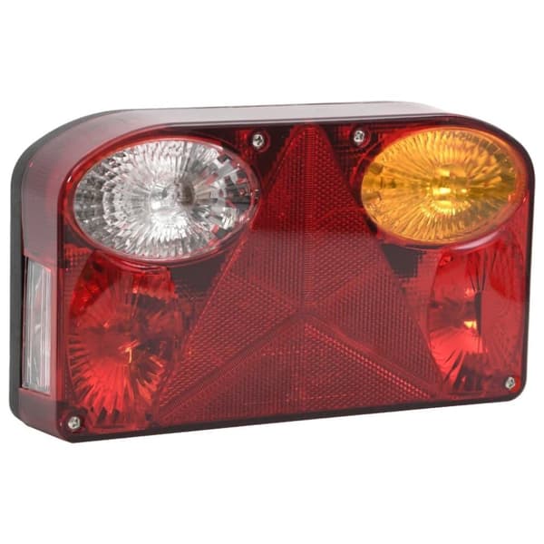 vidaXL Släpvagnsbelysning 2 st röd 23x6x13 cm 12V klassisk glödlampa