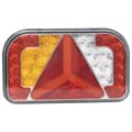 Miniatyrbilde 4 av 10: vidaXL Tilhengerlys 2 stk rød 24x5x14,5 cm 12V LED-pære