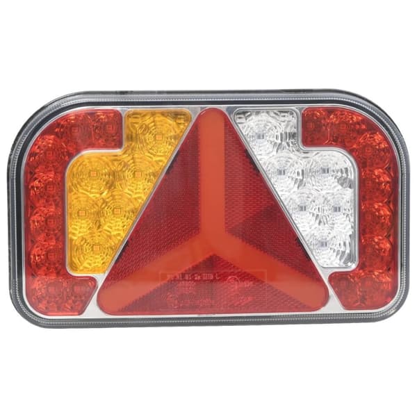 vidaXL Tilhengerlys 2 stk rød 24x5x14,5 cm 12V LED-pære