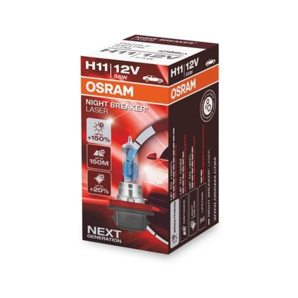 Glödlampa för bil Osram 64211NL H11 12V 55W 3200K