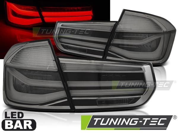 BMW F30 11-15 takavalot SMOKE LED-kaistalla