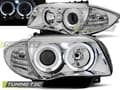 Miniatyrbillede 2 af 2: Forlygter dual halo fælge BMW 1 E87/E81/82/88 04-11 ANGEL EYES KROM