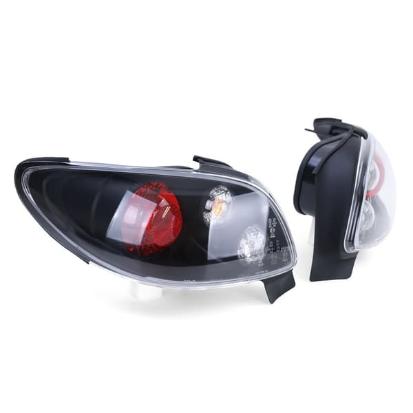 Takavalot Peugeot 206 CC Coupe Cabrio 00-08 - musta