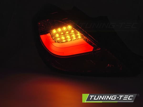 Baglygter OPEL CORSA D 3D 04 06-14 SORT LED STRIMPE