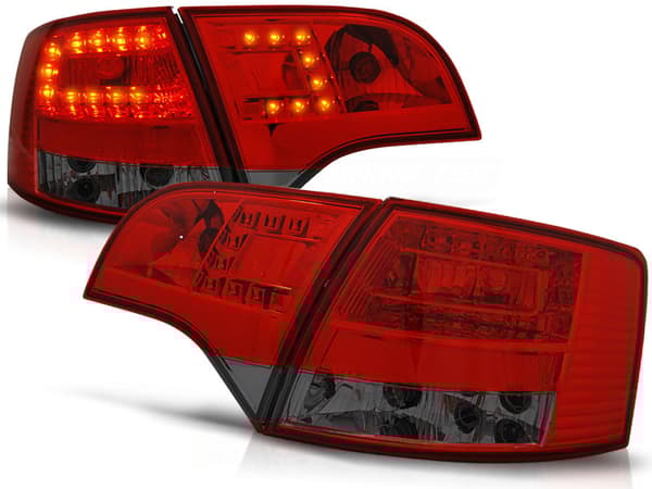 Bakljus AUDI A4 B7 11 04-03 08 AVANT RÖKIGT RÖTT LED