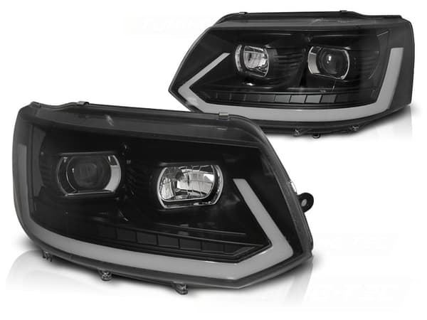 Forlygter kørelys VW T5 2010-2015 SORT