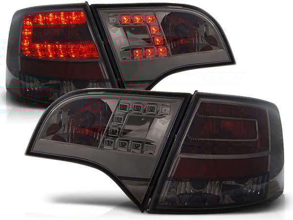 Baklyktor AUDI A4 B7 11 04-03 08 AVANT SMOKE LED