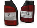 Miniatyrbillede 1 af 4: Baglygter VW T5 04 03-09 RØD KLAR LED TRANSPORTER