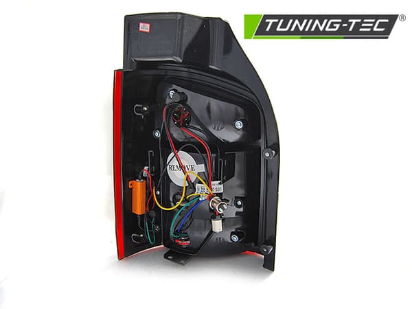 Bakljus LED till VW T5 10-15 TRANSPORTER RÖD VIT