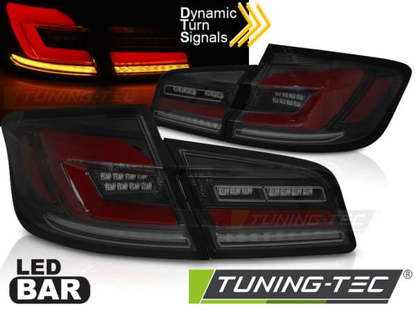 Baglygter BMW F10 10-16 sedan LED RØGSORT