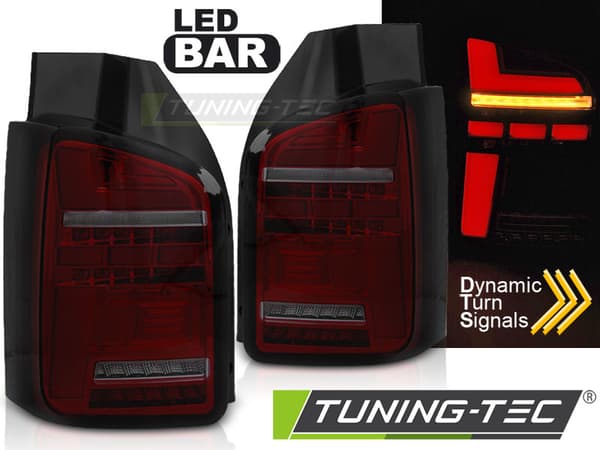 Baglygter til VW T6.1 20- LED OEM RED SMOKE