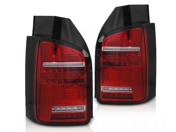 Baglygter til VW T6 15-19 LED OEM RØD HVID