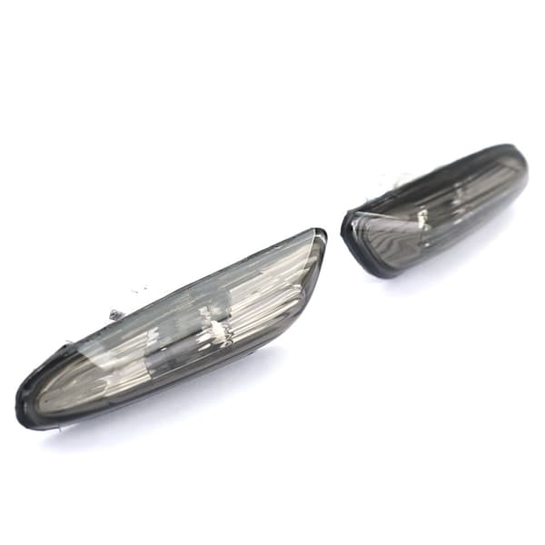 Sideblink - BMW E81 E82 E87 E88 E90 E91 E92 E93 X1 - sort - røgsort