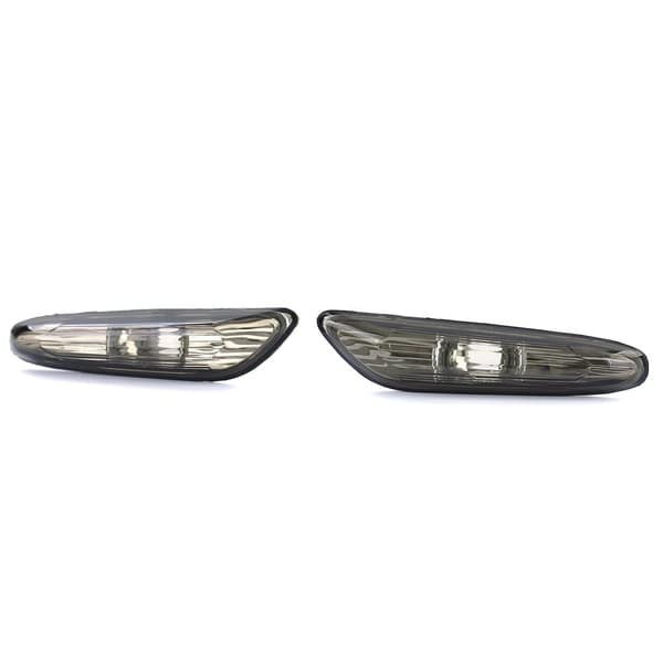 Sideblink - BMW E81 E82 E87 E88 E90 E91 E92 E93 X1 - sort - røgsort