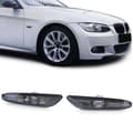 Miniatyrbillede 1 af 8: Sideblink - BMW E81 E82 E87 E88 E90 E91 E92 E93 X1 - sort - røgsort