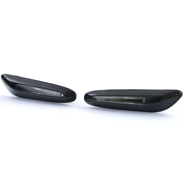 LED sidoblinkers - BMW E81 E82 E87 E88 E92 E93 X1 E84 - Rök/svart - Registreringsfri