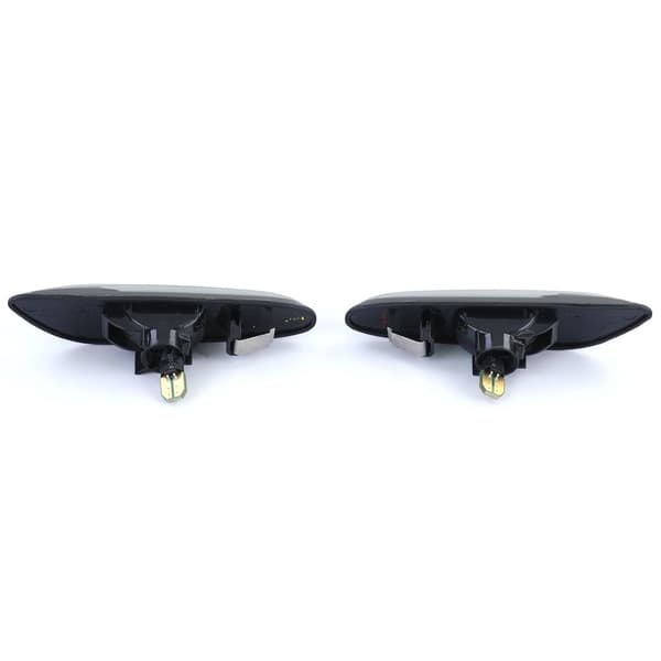 LED sidoblinkers - BMW E81 E82 E87 E88 E92 E93 X1 E84 - Rök/svart - Registreringsfri