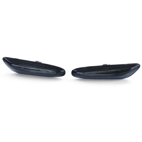 LED sidoblinkers - BMW E81 E82 E87 E88 E92 E93 X1 E84 - Rök/svart - Registreringsfri