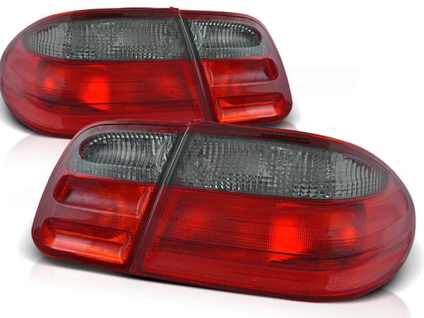 Mercedes W210 E-sarjan takavalot 95-03 02 punainen savu