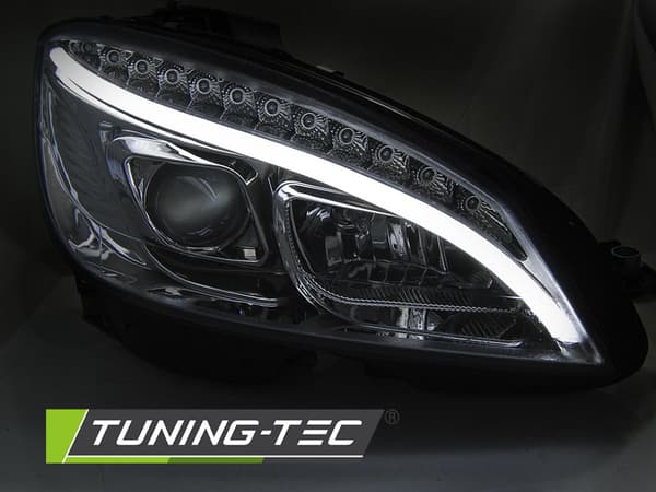 Ajovalot pysäköintivalolla MERCEDES W204 07-10 CHROME H7