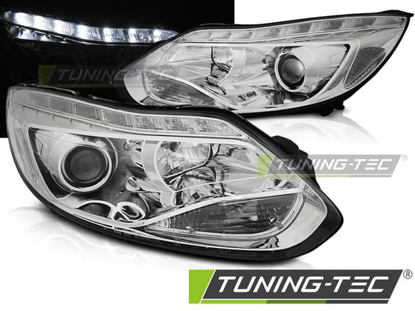 Strålkastare FORD FOCUS MK3 11- 10.14 LED KROM