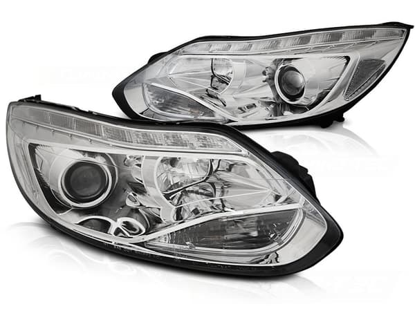 Strålkastare FORD FOCUS MK3 11- 10.14 LED KROM