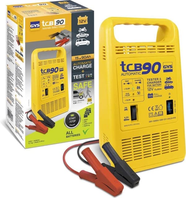 GYS TCB 90 023260 biloplader 12 V 8 A (023260)