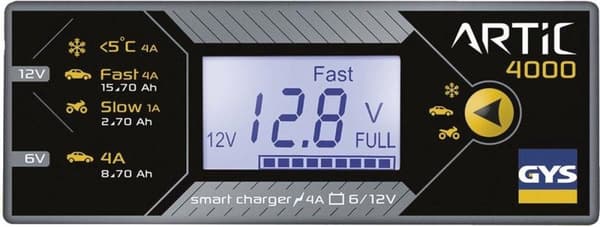 GYS Artic 4000 029583 Automaattilaturi 6V 12V 4A 4A (029583)