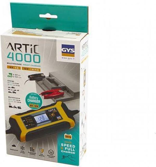 GYS Artic 4000 029583 Automaattilaturi 6V 12V 4A 4A (029583)