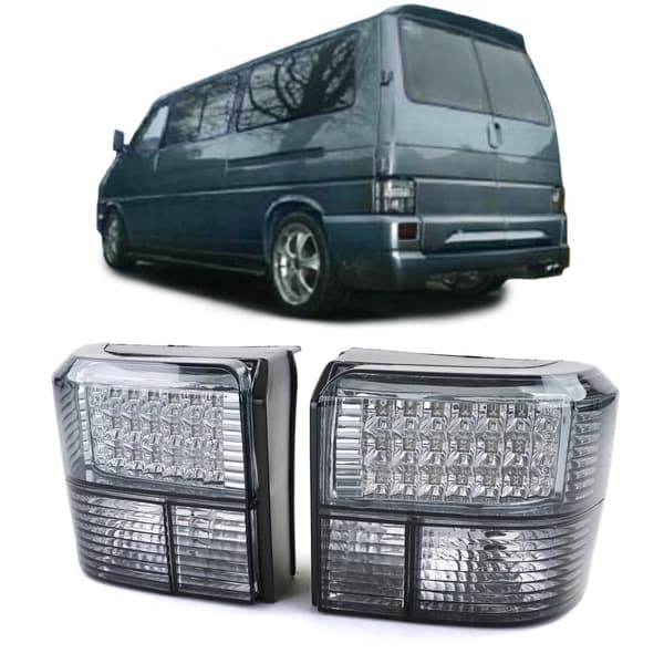 Baglygter - til VW T4 - LED lygter - røgsort