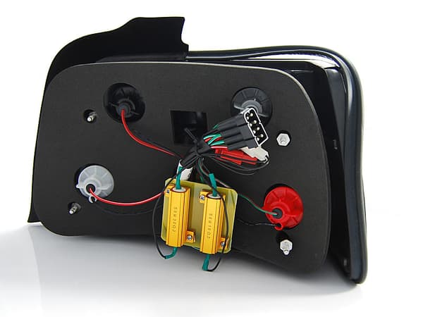 Bakljus BMW E36 12 90-08 99 SEDAN RÖD KLARSTAVRAD LED