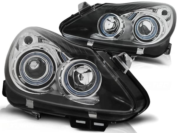Kaksois-halo-reunat -valot OPEL CORSA D 04 06-11 ENKELIN SILMÄT MUSTA