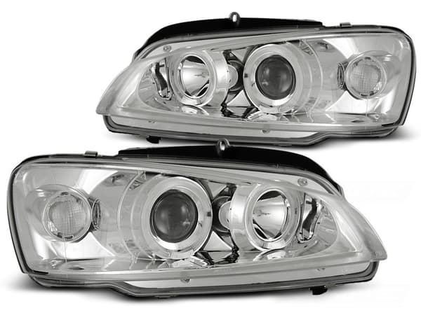 Forlygter dual halo fælge PEUGEOT 106 08 96-03 ANGEL EYES CHROME
