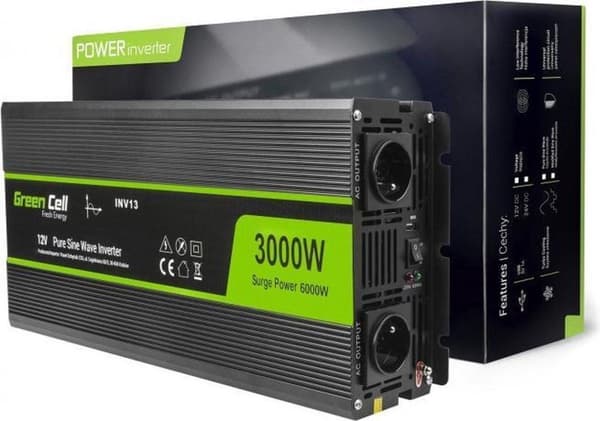 Inverter 12V 230V 3000W/6000W sinus (GC-INV15)
