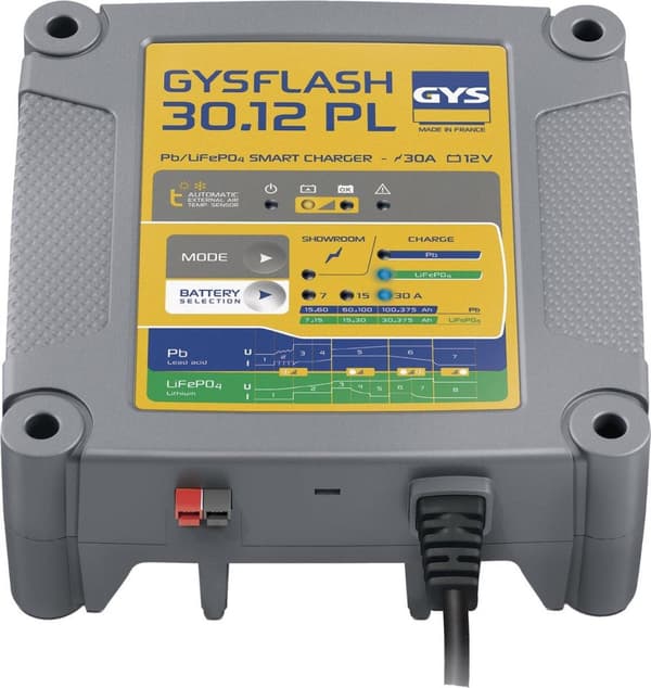 GYS FLASH 30.12 PL 029668 automaattilaturi, akun valvonta (029668)