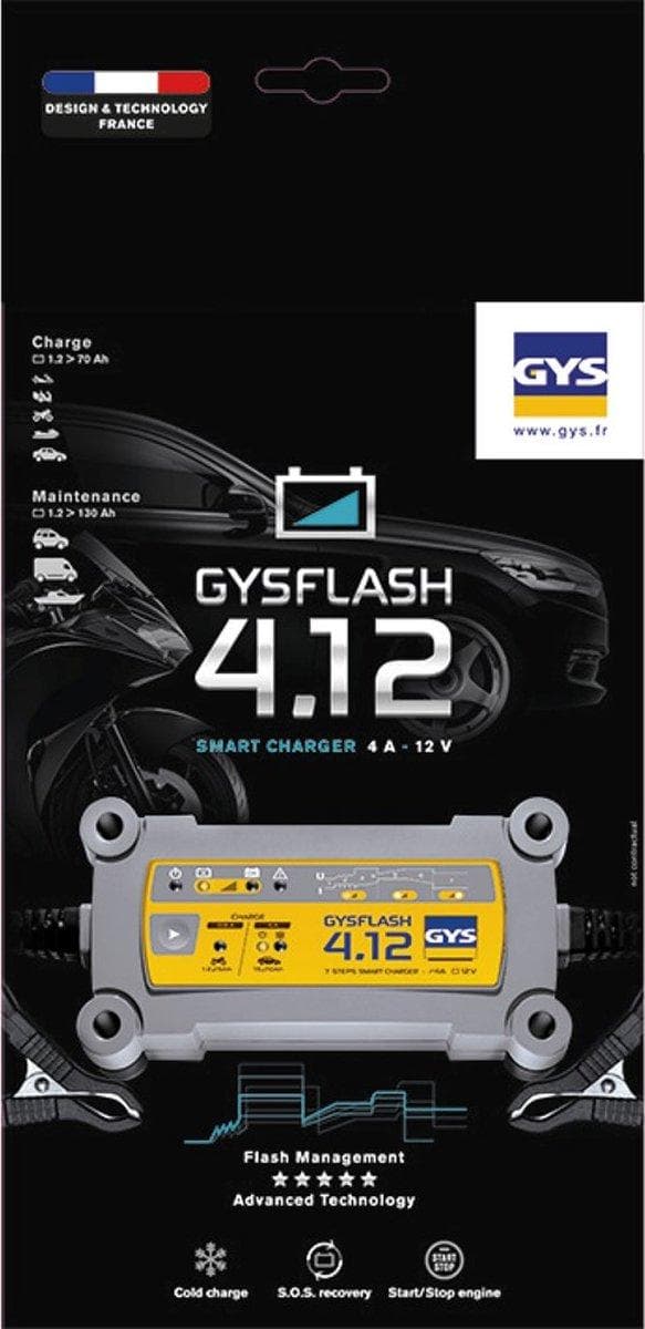 GYS batterioplader GYSFLASH 4.12 12 V 0.8-4.0 A GYS (029422)