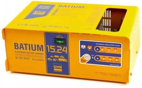GYS automatisk oplader BATIUM 15,24 6 V, 12 V, 24 V 22 A 22 A (024526)