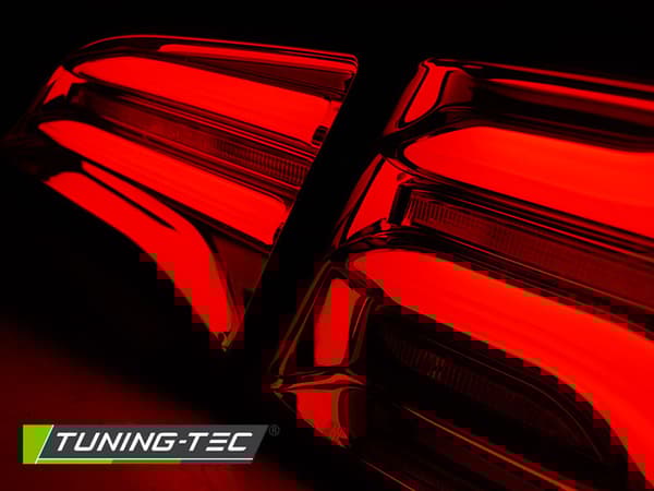 Bakljus TESLA MODELL 3 17- / MODELL Y 20- LED SMOKE röd