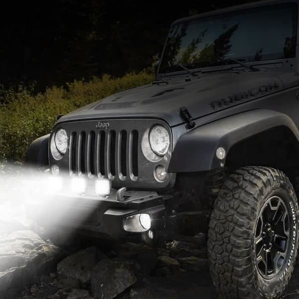 XMTECH 4X 48W LED Light Bar Offroad Lights Beam LED Arbetsljus Fordon 12V 24V IP67 För JEEP SUV