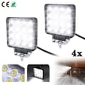 Miniatyrbild 1 av 4: XMTECH 4X 48W LED Light Bar Offroad Lights Beam LED Arbetsljus Fordon 12V 24V IP67 För JEEP SUV