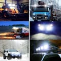 Miniatyrbild 4 av 4: 4 x 16 LED 48W arbetsljus, IP67 vattentät djup Off Road arbetsljus för bil Motorcykel Traktor Lastbilar ATV SUV