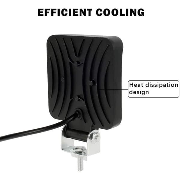 4 x 12V 24V LED-arbetsljus 16 LED-arbetsljus 48W, IP67 vattentät djup off-road arbetsljus för A21